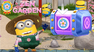Green Thumb Minion rush Zen Garden EVENT COMPLETED gameplay walkthrough ios / android
