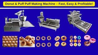 Celebrity Donut & Puff Puff Making Machine – Fast, Easy & Profitable | Automatic puff puff and donut machine Wealth