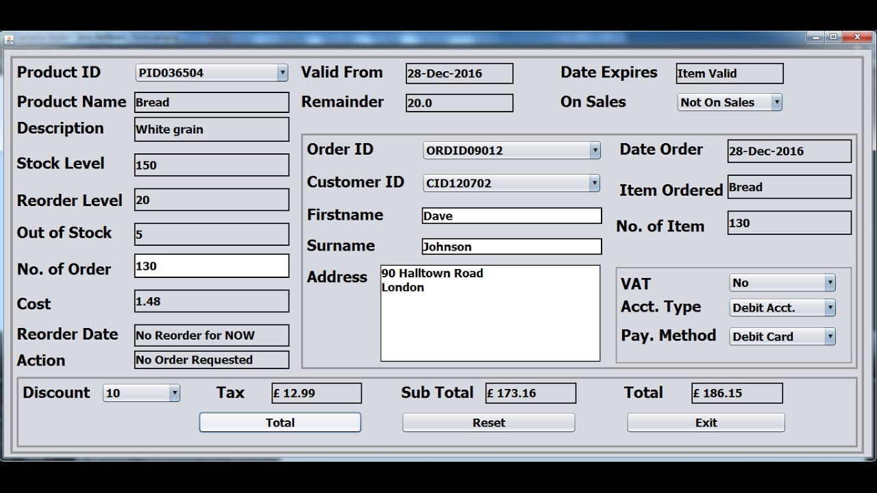 How to Create Stock Control Management System in Java NetBeans ...
