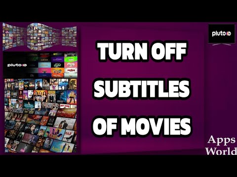 How To Turn Off Subtitles Of Movies On Pluto TV App