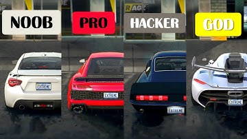 NOOB vs PRO vs HACKER vs GOD in Extreme Car Driving Simulator