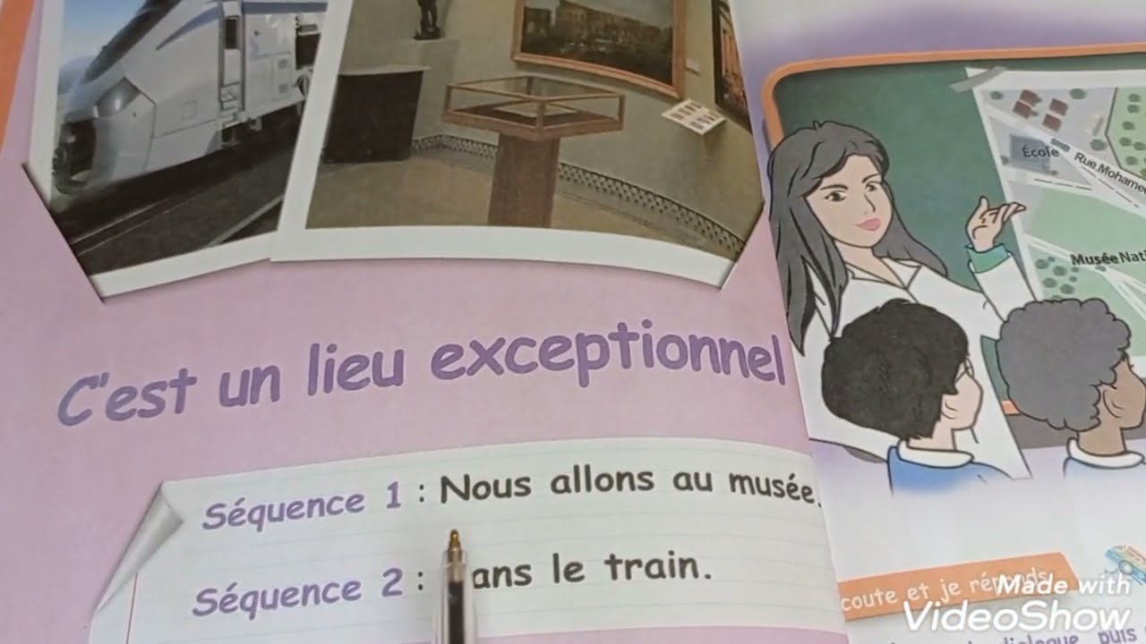 projet 2 séquence1 5AP: oral+ lecture+ vocabulaire+ activités. nous allons au musée.المتحف