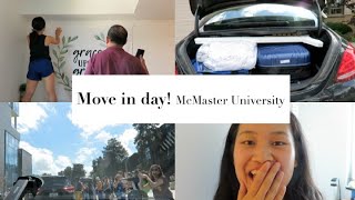Move In Day Vlog! McMaster University
