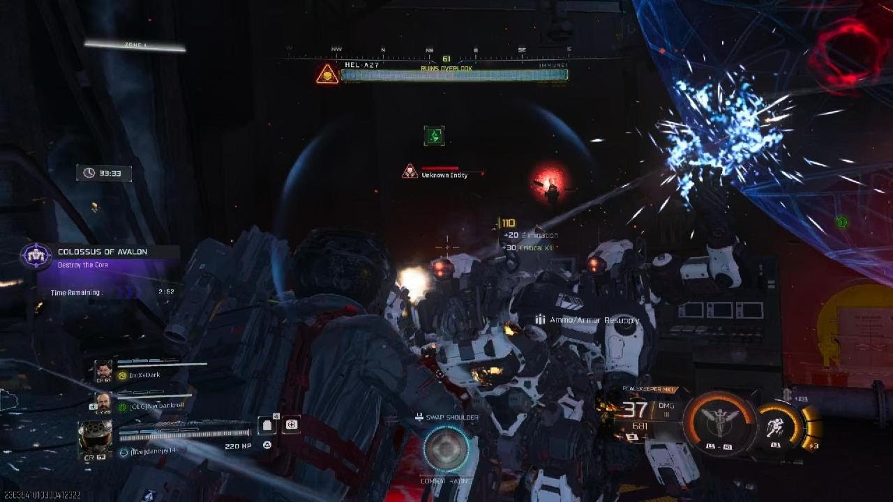 Colossus boss mission [hit the light] [stay on station to charge] # ...