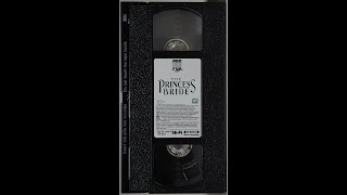 Alternate Opening To The Princess Bride 1988 Vhs