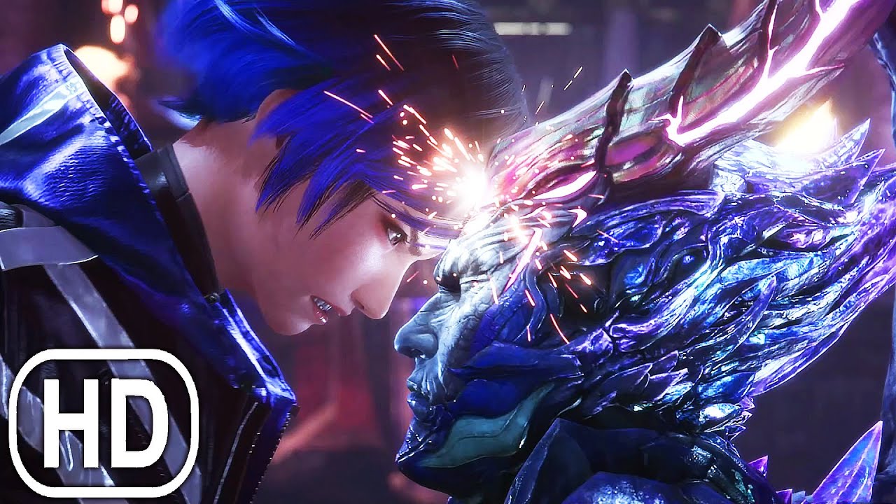 TEKKEN 8 - True Devil Kazuya VS Reina Fight scene - YouTube