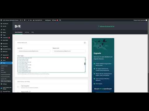 How to search and replace text, email addresses, and URLs in your WordPress website and its database