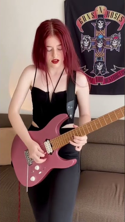 Metallica guitar cover 🎸 #shorts #femaleguitarist #coversong