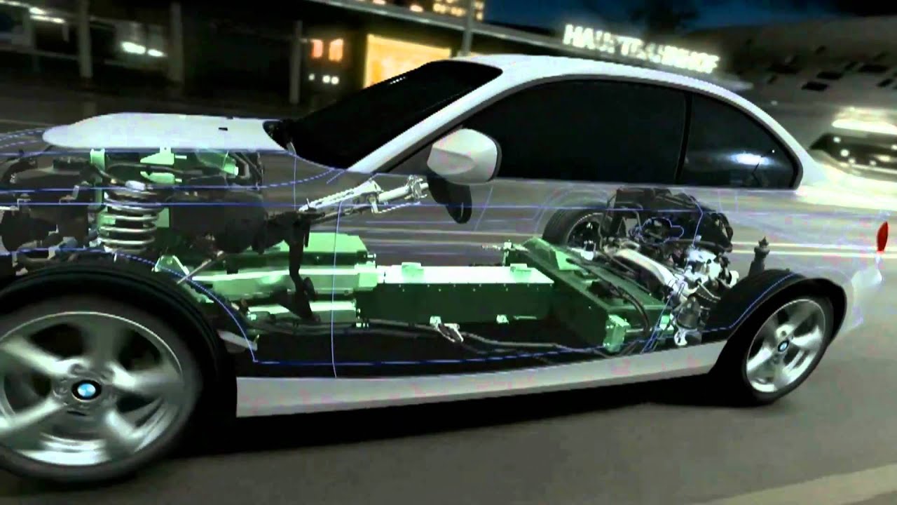 Electric power train BMW ActiveE. YouTube