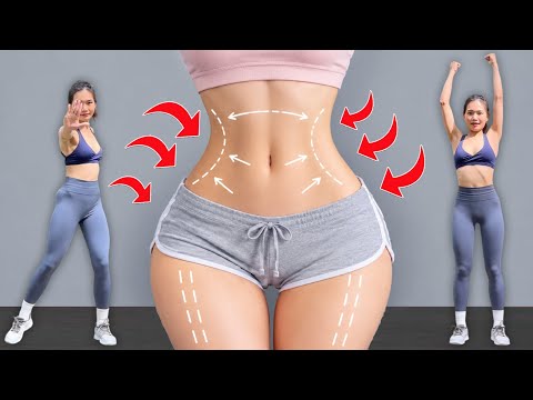 FLAT STOMACH - TONED BODY🔥15 min Standing Workout | Gentle Exercises For Beginner