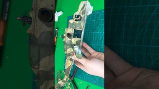 Helicopter painting #scalemodel #artist #diy #paint #hobby #modelkit #aviation #acrylicpaint #ww2