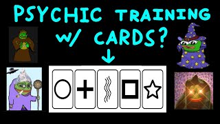 Using ZENER CARDS to train ESP/CLAIRVOYANCE