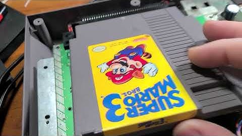 NESRGB Installation Vlog #2  - Getting the best signal from the original NES - Final results & Test