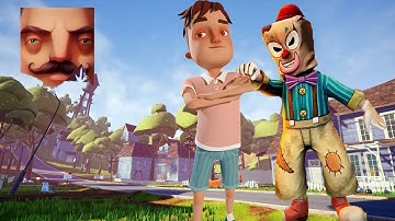 Hello Neighbor - My New Neighbor Freaky Clown Act 2 Random Gameplay Walkthrough
