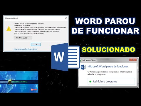 Word Não Abre