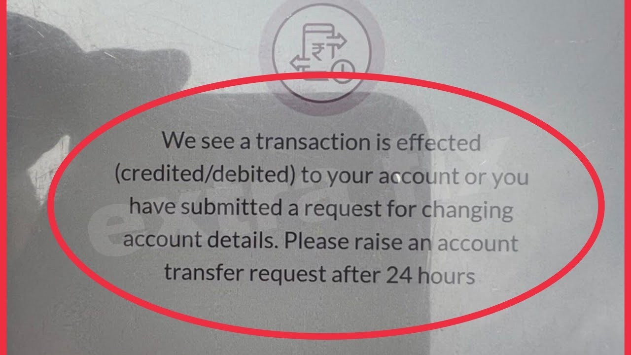 Axis Mobile Fix We see a transaction is effected (credited/debited) to your account Branch Change