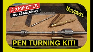 2020 Review Of The Axminster Evolution Pen Mandrel And Pen Turning!