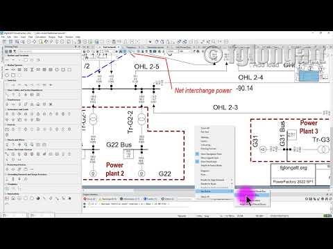Creating a Summary Box for load flow results using DIgSILENT PowerFactory