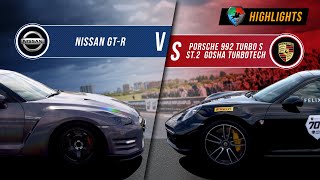 Nissan GT-R vs Porsche 992 Turbo S St.2 | UNLIM 500+ 2020 Highlight |