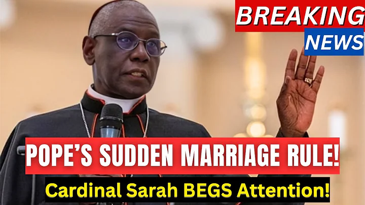 Pope’s Sudden Marriage Rule STUNS Millions — Cardinal Sarah Urges Immediate Attention!