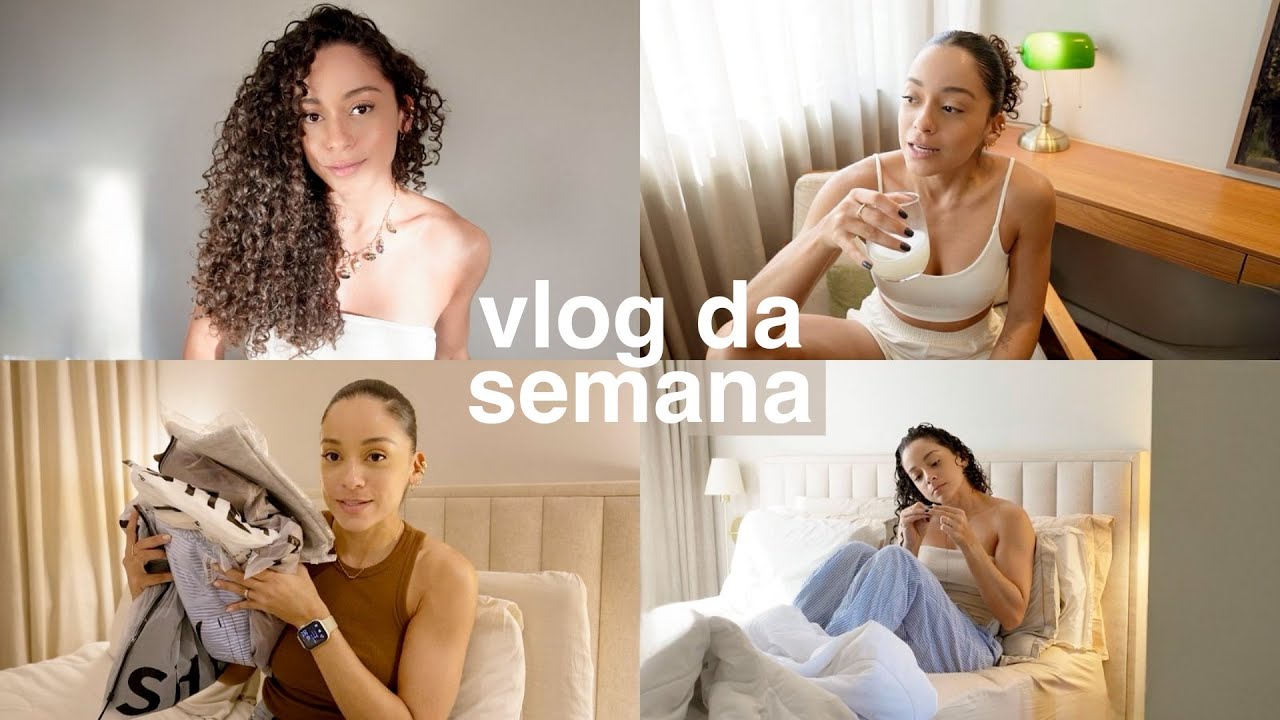 Cortei o cabelo, compras na Shein, fiquei doente, produtos favoritos, lavando estofados, tempo só…