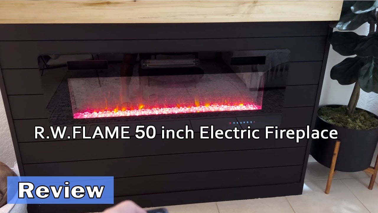 R.W.FLAME 50 inch Electric Fireplace Review