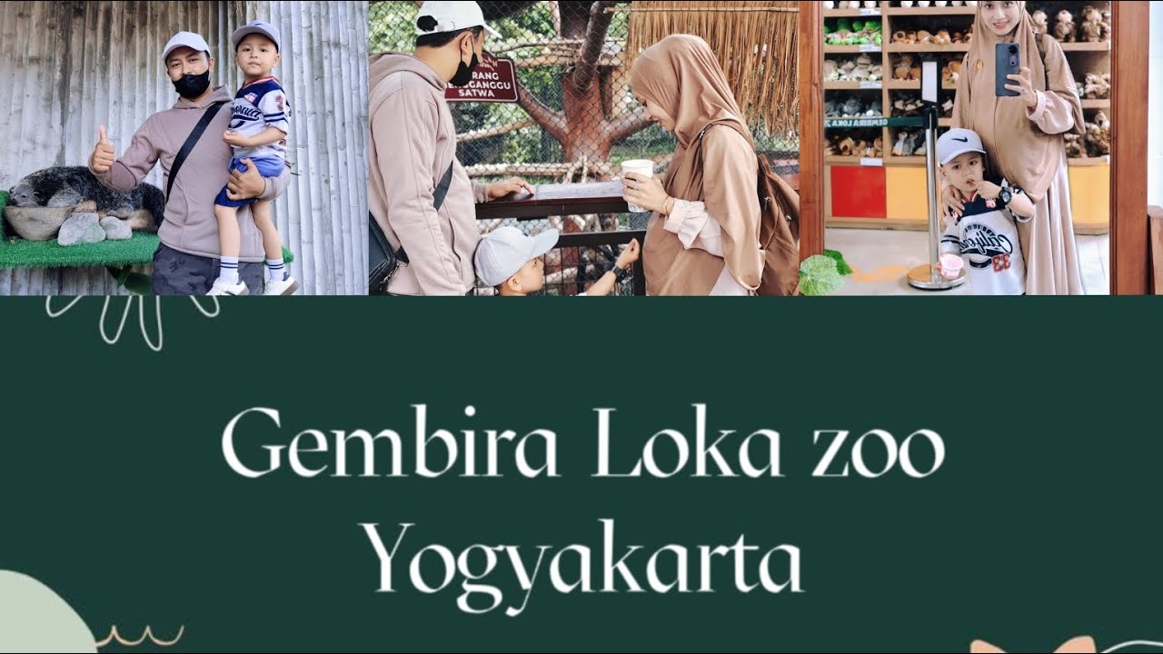 Gembira Loka Zoo Yogyakarta with fams. 