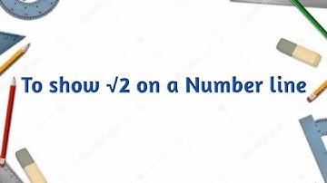 To Show Root 2 on a number line (English)