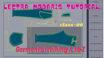Lectra Modaris Tutorial Bangla, Cad Pattern Making, Basic Course a t o z, Garments training atoz