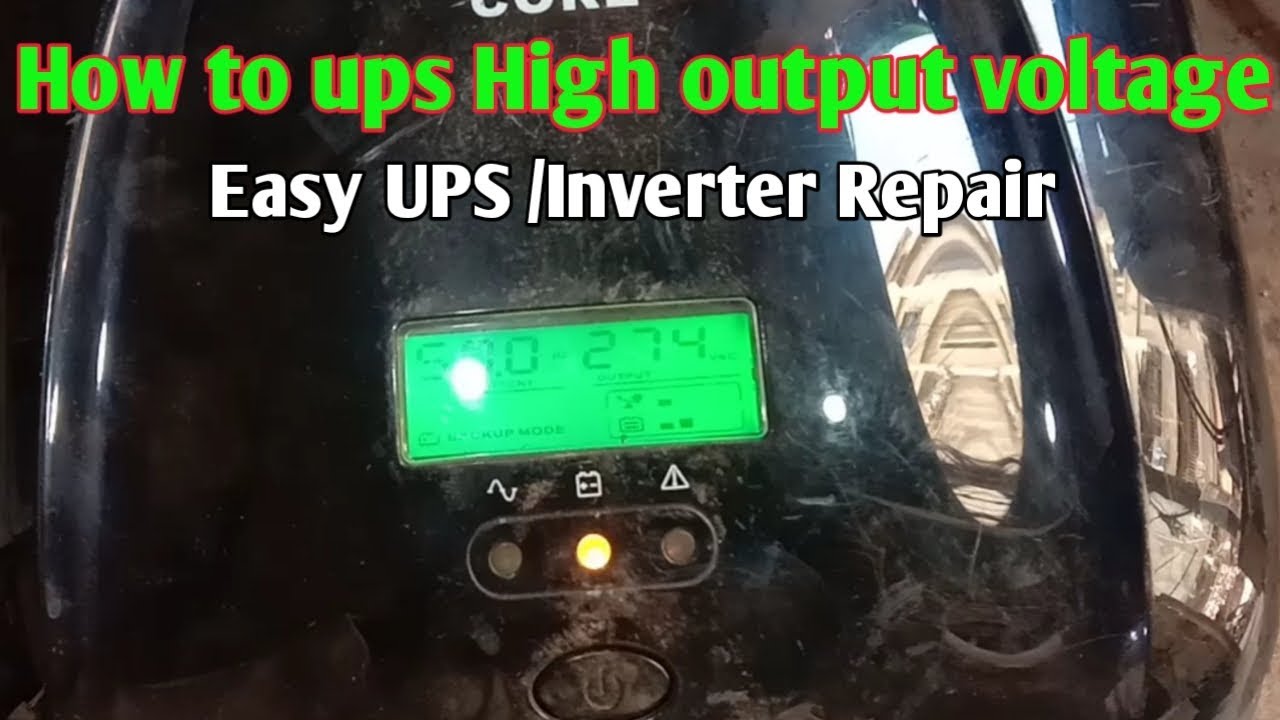 How to ups/Inverter Output high volts Easy repair //Hassan Ali Tv - YouTube