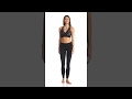 Betsey Johnson Performance Deep V-Neck Mesh Yoga Sports Bra | SwimOutlet.com