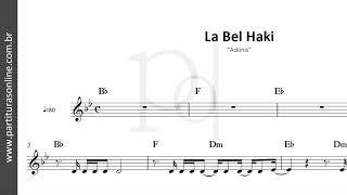 La Bel Haki ♪ Adonis | Partitura