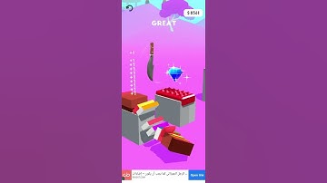 Slice it all!🥳Gameplay🎮Max levels Relaxing Game(Android-IOS)#shorts #gameplay #mobilegames #relaxing