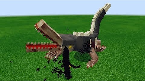 SCP-682 Vs. Ink Demon in Minecraft PE