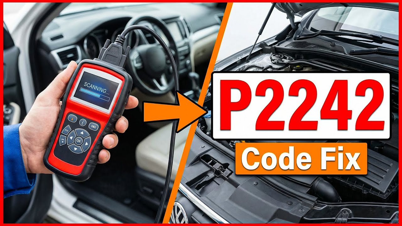 How To Fix P2242 Code - O2 Sensor Positive Current Control Circuit High ...