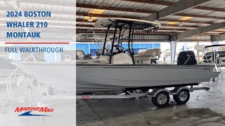 The Unsinkable Legend! 2024 Boston Whaler 210 Montauk | MarineMax Cocoa
