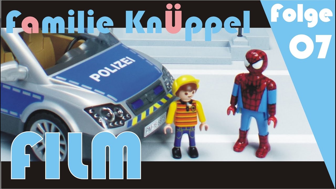 Spiderman und das Gefängnis Playmobil Film deutsch / Kinderfilm /  Kinderserie Polizei 
