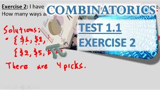 COMBINATORICS - TEST 1.1 (Enumeration) - Exercise 2