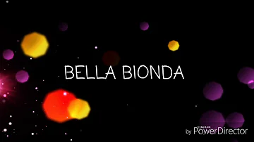Francesco D'Aleo feat Daniele de Martino - BELLA BIONDA (TESTO)