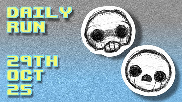 The Binding of Isaac | Daily Run 29th Oct 2025 (First Place 🏆)
