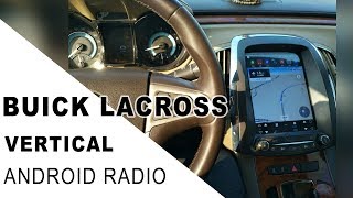 Buick Lacross tesla style android radio review   autochose tech