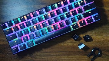 RK61 with Pudding Keycaps | RGB Goodness !
