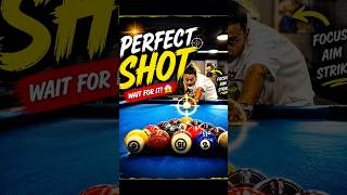 Perfect Pool Shot 🎯Billiards Skills on Point #billiards #poolgame #trickshot #aimandwin #reelsviral