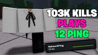 12 Ping Turned Me Into A GOD | The Strongest Battlegrounds
