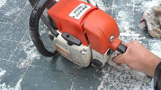 Stihl 028 WB Wood Boss Chainsaw Test Run