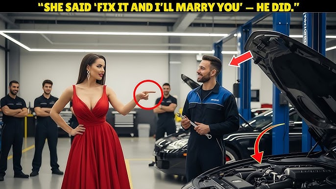 She Told the Single Dad Mechanic, ‘Fix This Engine and I’ll Marry You’ — He Proved Her Wrong ❤️”