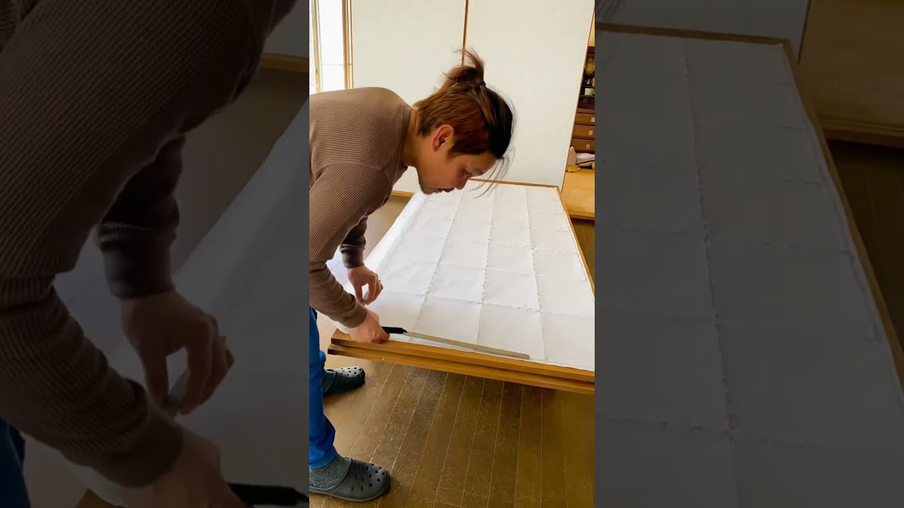 Shoji paper replacement | wooden sliding window🇯🇵 