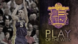 Lakers Play Of The Week - Dwight Howard Block Leads To Steve Blake Three