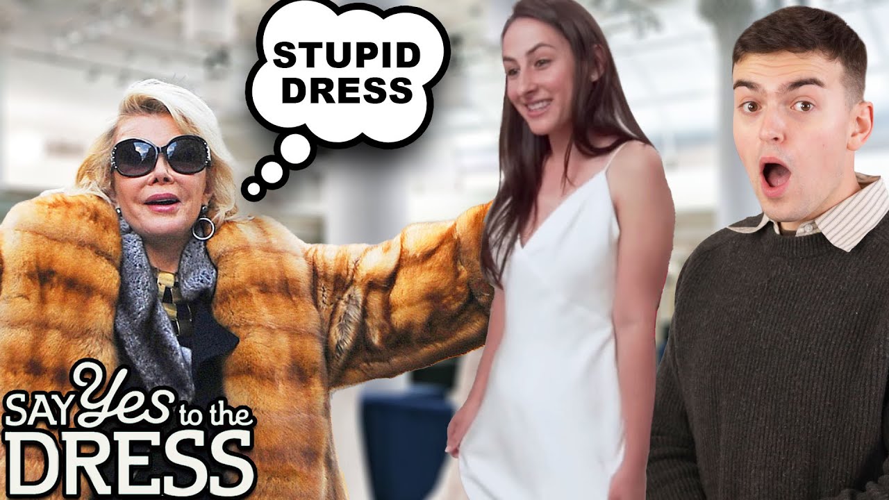 РЕАКЦИЯ НА СВАДЕБНЫЕ ПЛАТЬЯ С ДЖОАН РИВЕРС