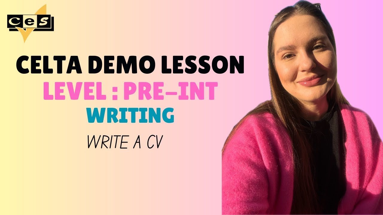 How to Teach a Writing  Lesson? | Product Approach | CELTA Demo Lesson | Productive Skills
